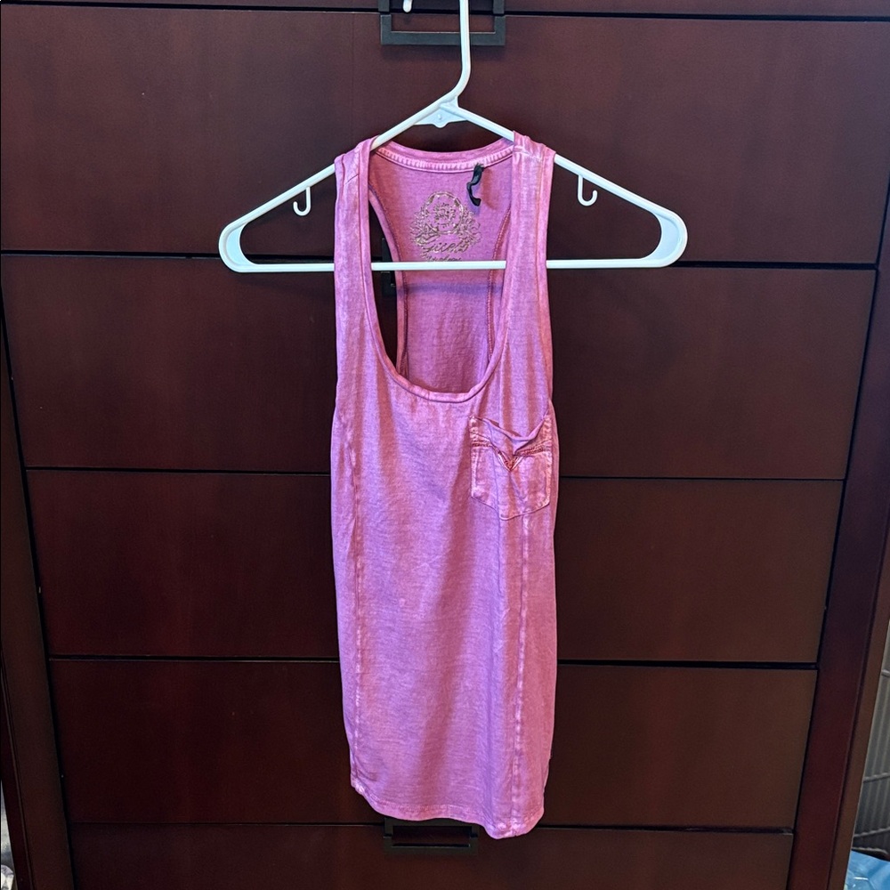 Guess Pink Tank Top with Pocket